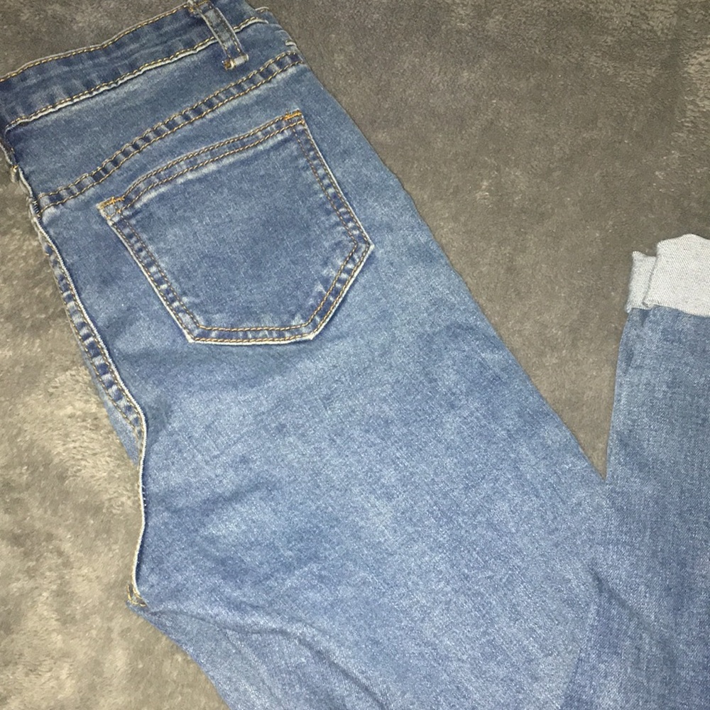 high wasted jeans